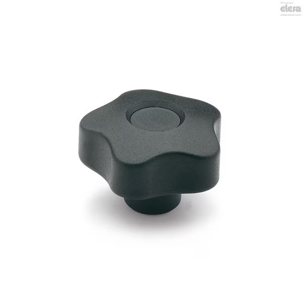 Lobe knobs, VCT.50 AE-V0 B-3/8-16, Elesa, Mfr#: VCT.AE-V0 (inch sizes)